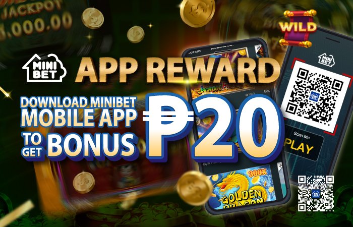 MINIBET Android App Reward banner mobile