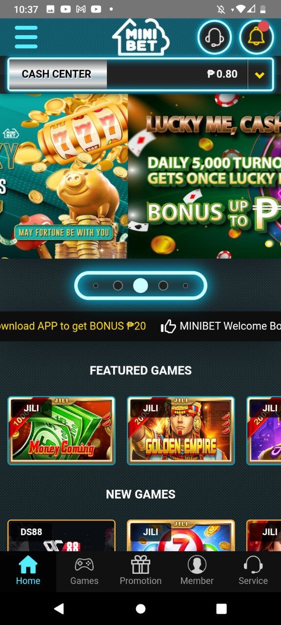 MINIBET CASH BACK APPLY Tutorial 1